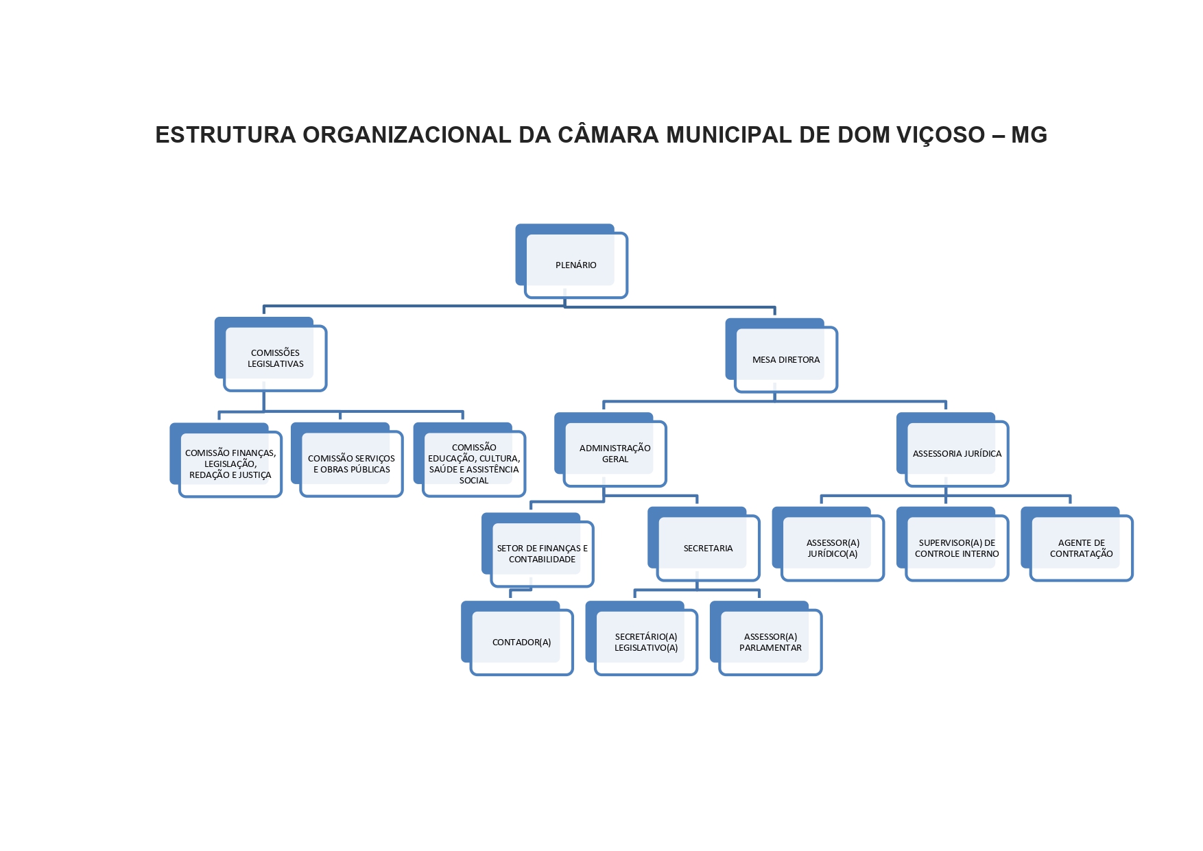 ESTRUTURA ORGANIZACIONAL DA CÂMARA MUNICIPAL DE DOM VIÇOSO page 0001